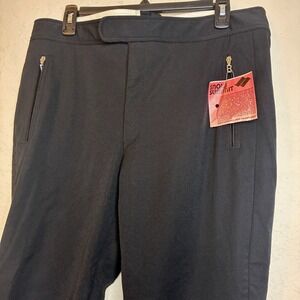 Bogner Ski Pants Vintage 90s Black Waterproof Insulated Full Zip Mens USA 36 Reg